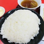 くるまやラーメン - ごはんは、合い変わらず、たくさん、　byまみこまみこ