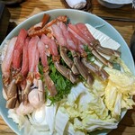 蟹料理・ふぐ料理 喜多川 - ズワイガニのしゃぶしゃぶ