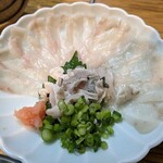 蟹料理・ふぐ料理 喜多川 - ふぐ刺し