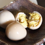 丿貫 - うずら味玉の断面