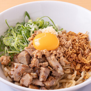 《Thick and chewy noodles x sweet and spicy sauce》Adjust the amount of noodles◎ Finish with Mazesoba (Soupless noodles)