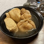 夢屋 - だし巻き玉子・餅きんちゃく・大根・油揚げ