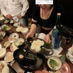 酒讃家 - ＦＢグループの流しソーメン部に入部したため、部活動で流しソーメンをしました・・・流しソーメンの機械は部員の持ち込みです(￣◇￣;)