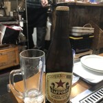 喜楽 - 生ビールのグラスはもっと大きいからご安心を。