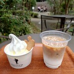 222742662 - きんじろうソフトとアイスカフェオレ