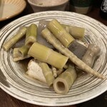 ぼんくら - 四方竹(しほうちく)の煮物