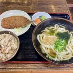 Kompira Udon - うどん定食(700円)
