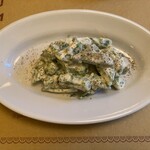 ガストロノミア冨屋 - オクラのクリームマヨネーズ