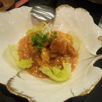 雲丹 - 鶏のチリソース