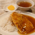 Sairai Ken - ミニ天津飯(蟹と長葱だけのシンプルで贅沢な天津飯)