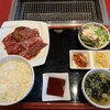 焼肉 平城苑 - カルビ・ハラミセットご飯大盛♪上ロースとか和牛カルビとかもあるが、これで充分！旨いのです！