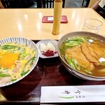 Doutomboriimai - きつねうどん+ミニ親子丼