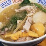 塩そば専門店 桑ばら - 鯛煮干しと帆立卵のつけそば