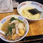 塩そば専門店 桑ばら - 鯛煮干しと帆立卵のつけそば