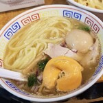 塩そば専門店 桑ばら - 鯛煮干しと帆立卵のつけそば