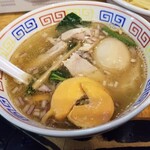 塩そば専門店 桑ばら - 鯛煮干しと帆立卵のつけそば