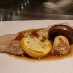 鉄板焼 銀座 ほたる - 鹿児島産幻の豚“サドルバック”のソテー