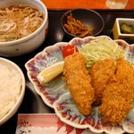 Jakuzure Kakinokizaka Sarashina - カキフライ定食