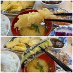 Tempura Nanaya - 上 海老
                        下 茄子