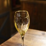 pizzeria ciro - はちみつのグラス