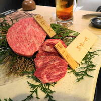 最飛びヒレ家 馬喰一代 名古屋EAST - 飛騨牛２種盛り