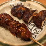 Egao Hiroba - えがおひろば　晩酌セットの焼き鳥は大好きなレバー＆椎茸