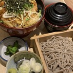 一休そば 総本店 - たこ天丼セット