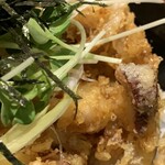 一休そば 総本店 - たこ天丼セット