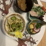 八幡麻婆 雅 - 前菜の盛り合わせ