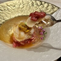 完全個室 牛の達人 private 新宿本店 - エビ、帆立、アドカドそしてユッケ！！