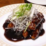 喜臨軒 - 肉の黒酢あん？