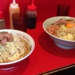 赤ひげラーメン - ラーメン（麺300g）まぜそば（麺450g）  