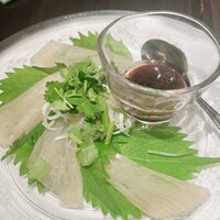 廣東料理 民生 ヒルトンプラザウエスト店 - フカヒレの刺身