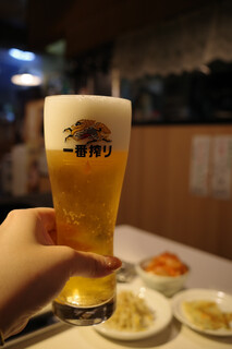Yakiniku Rin - 生ビール