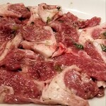 焼肉 スタミナ苑 - 黒タンすじ