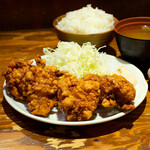 Addictive fried chicken set meal