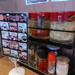 町田商店 - ライスの楽しみ方と薬味