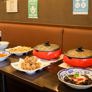 980 yen for 50 minutes! Lunch buffet with a wide variety of variations♪