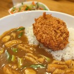 滝家 - メンチカツカレーライス