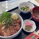 レストランスカイワード - 秋のマグロ漬け丼定食1150円