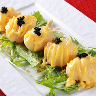 【青蓮特製】海鮮沙拉醬蝦仁feat.芒果。中華料理的新境界