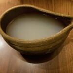 北野坂 こばやし - 蕎麦湯