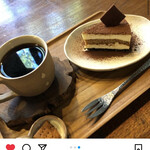山の喫茶店 Decoy - ティラミス(2023.10.31インスタより)