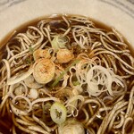 つけ蕎麦酒場 ぢゅるり - ミニ唐揚げ丼セット830円、かけそば