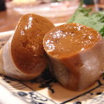 うけもち - イカ肝の味噌漬け nao-sannのレビューのまねしてパスタサラダにいれたりもしました。