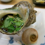 すし 浅尾 - サザエ壺焼き