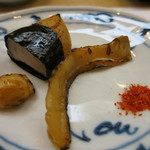 すし 浅尾 - 帆立、平貝　貝柱・ひも焼き