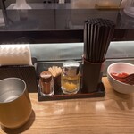 つけ麺 和 - 卓上