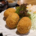 Tonkatsu Tei Amanoya - カニクリームコロッケ定食