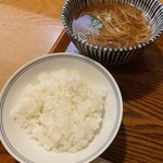 Tsuruya - ご飯少なめ、蕎麦も少な目